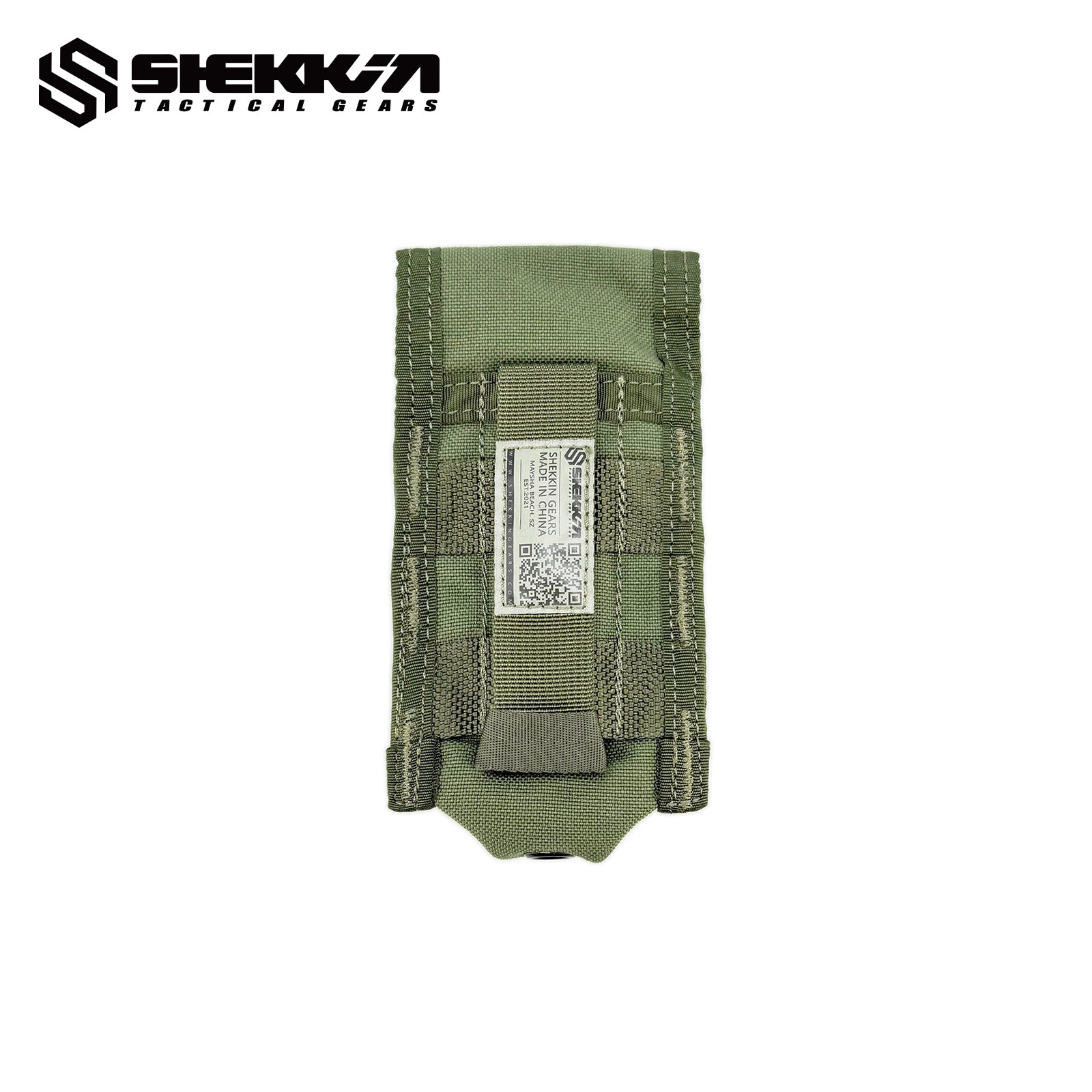 Pre MSA Paraclete style Smoke Green Single flash bang pouch