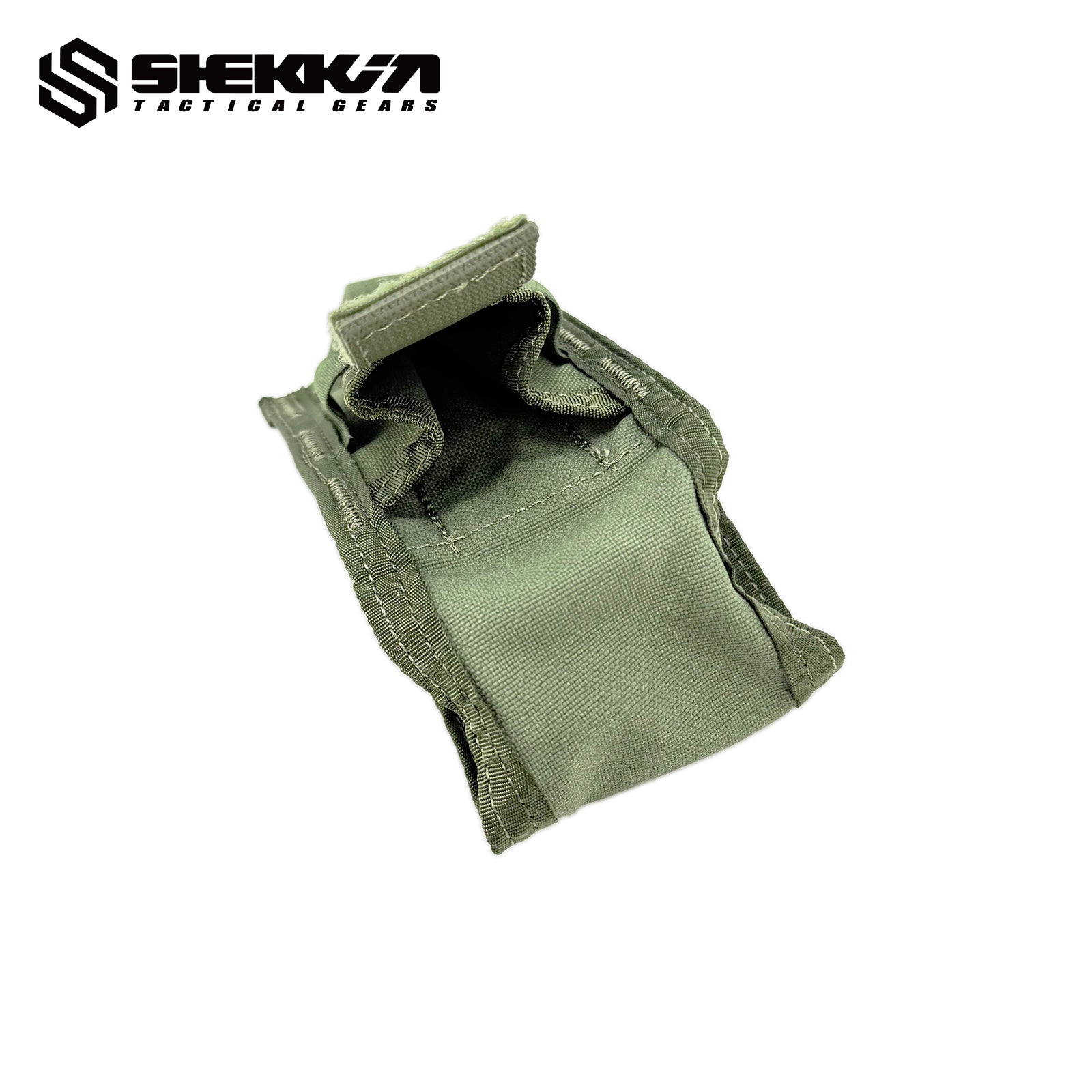 Pre MSA Paraclete style Smoke Green Single flash bang pouch