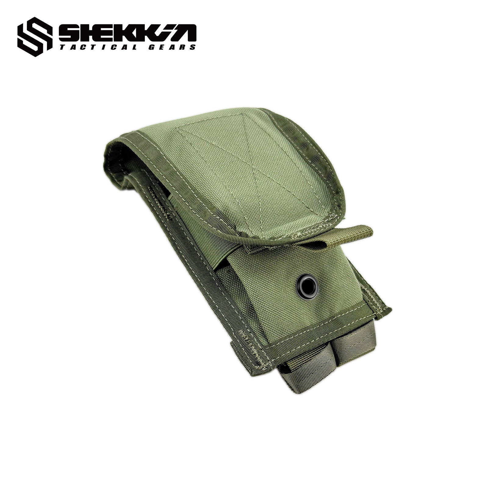 Pre MSA Paraclete style Smoke green tiered SR25 mag pouch