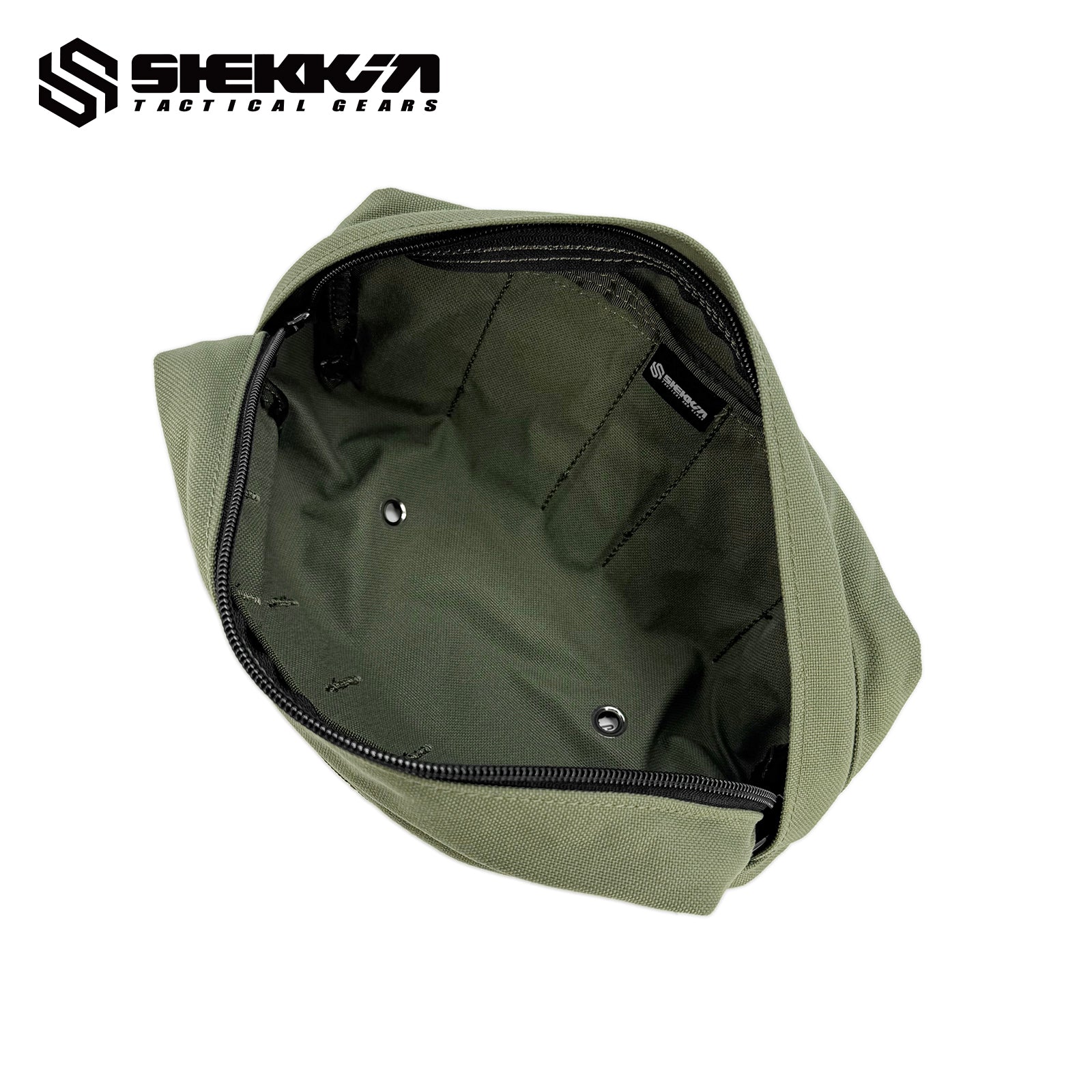 Pre MSA Paraclete style Smoke green Horizontal utility pouch