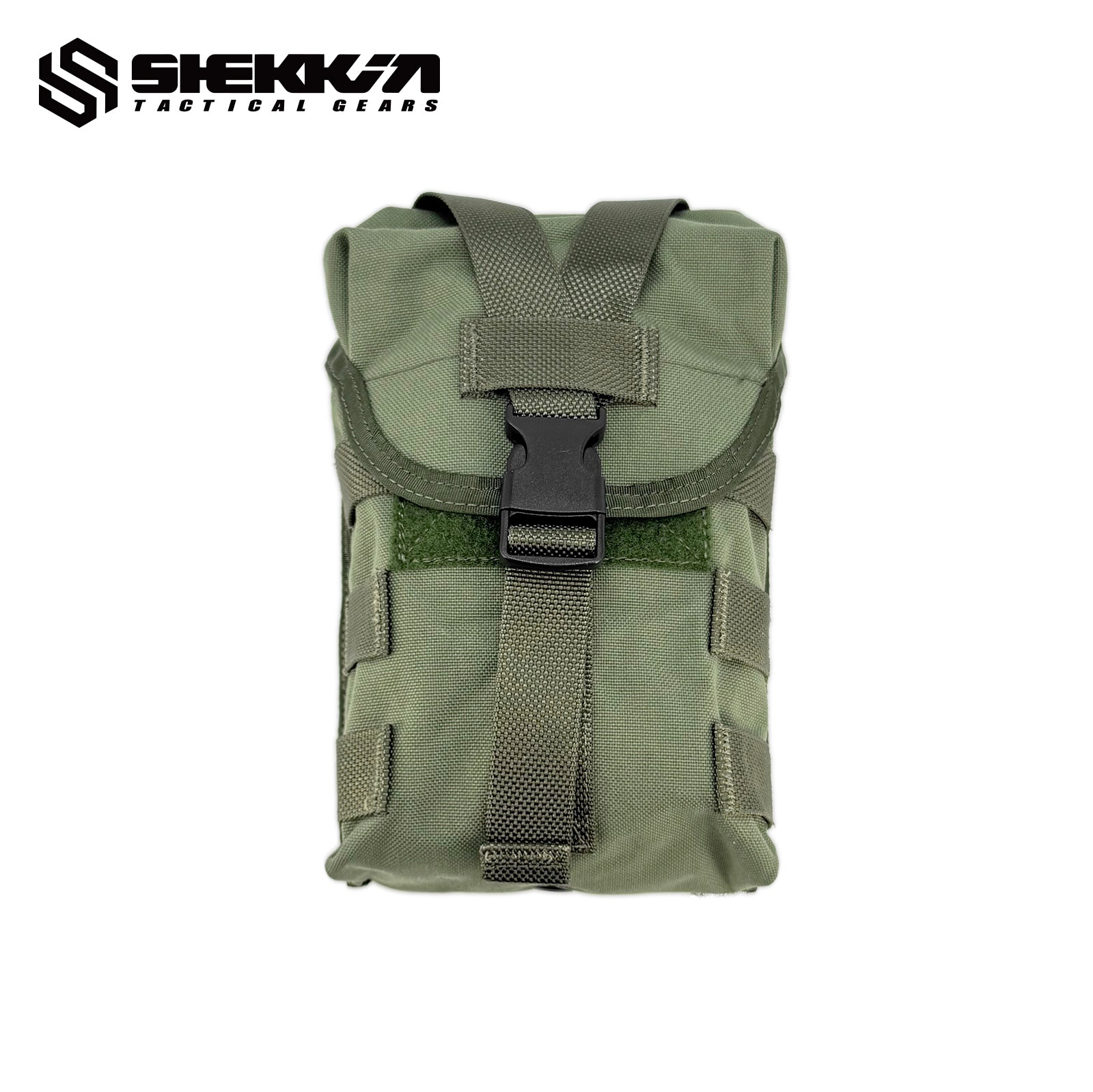 Pre MSA Paraclete style smoke green canteen pouch