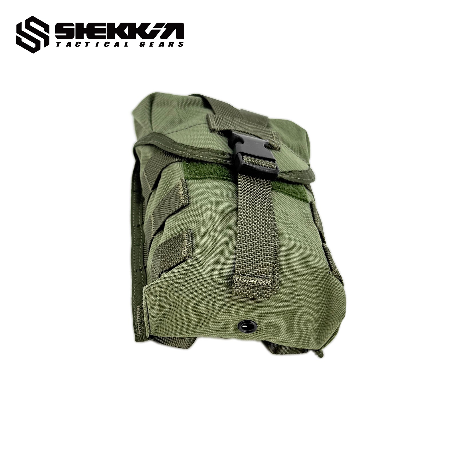 Pre MSA Paraclete style smoke green canteen pouch
