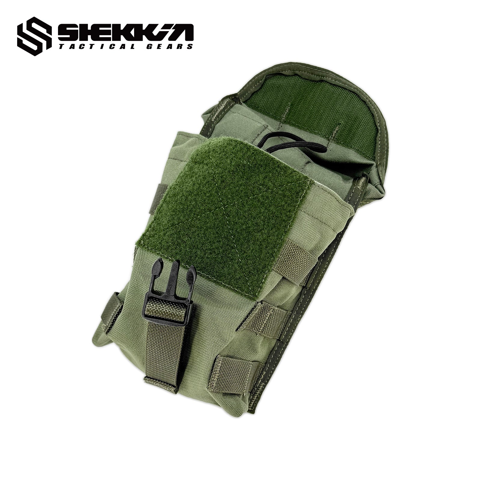 Pre MSA Paraclete style smoke green canteen pouch