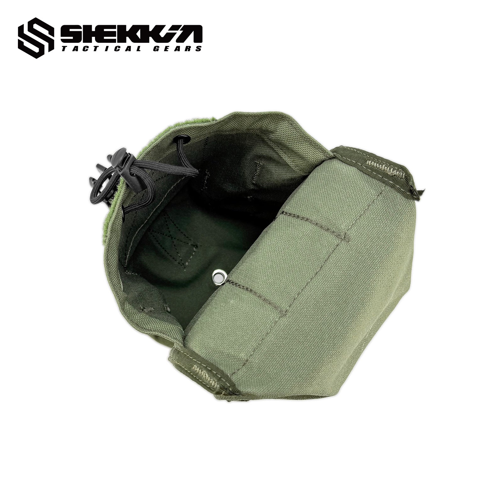 Pre MSA Paraclete style smoke green canteen pouch