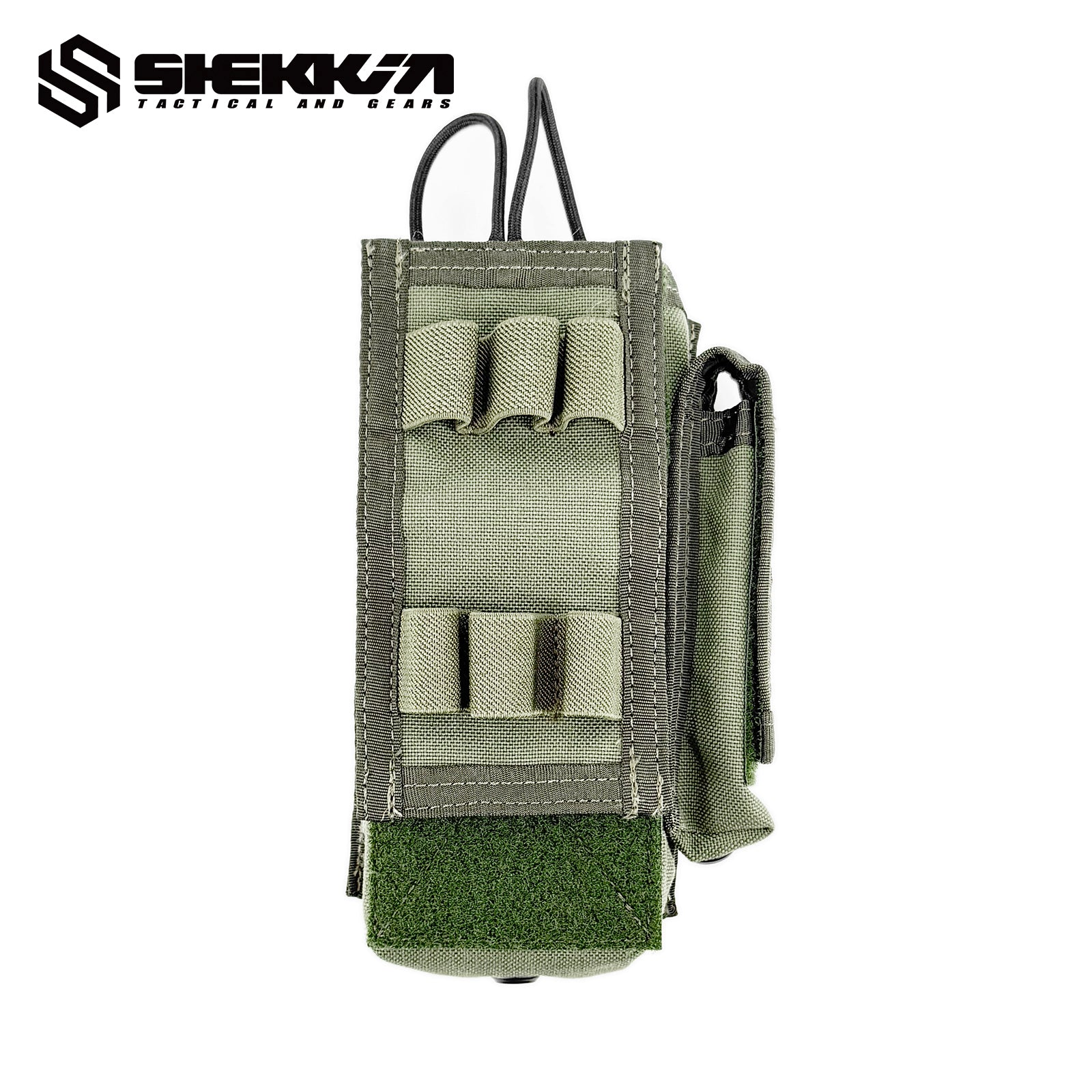 Pre MSA Paraclete style Smoke green MBITR Radio pouch