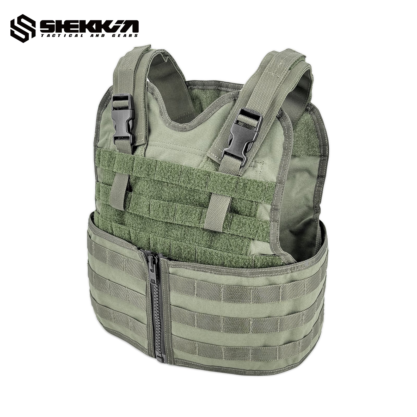 Delta force CAG paraclete molle CVC plate carrier Pre MSA smoke green
