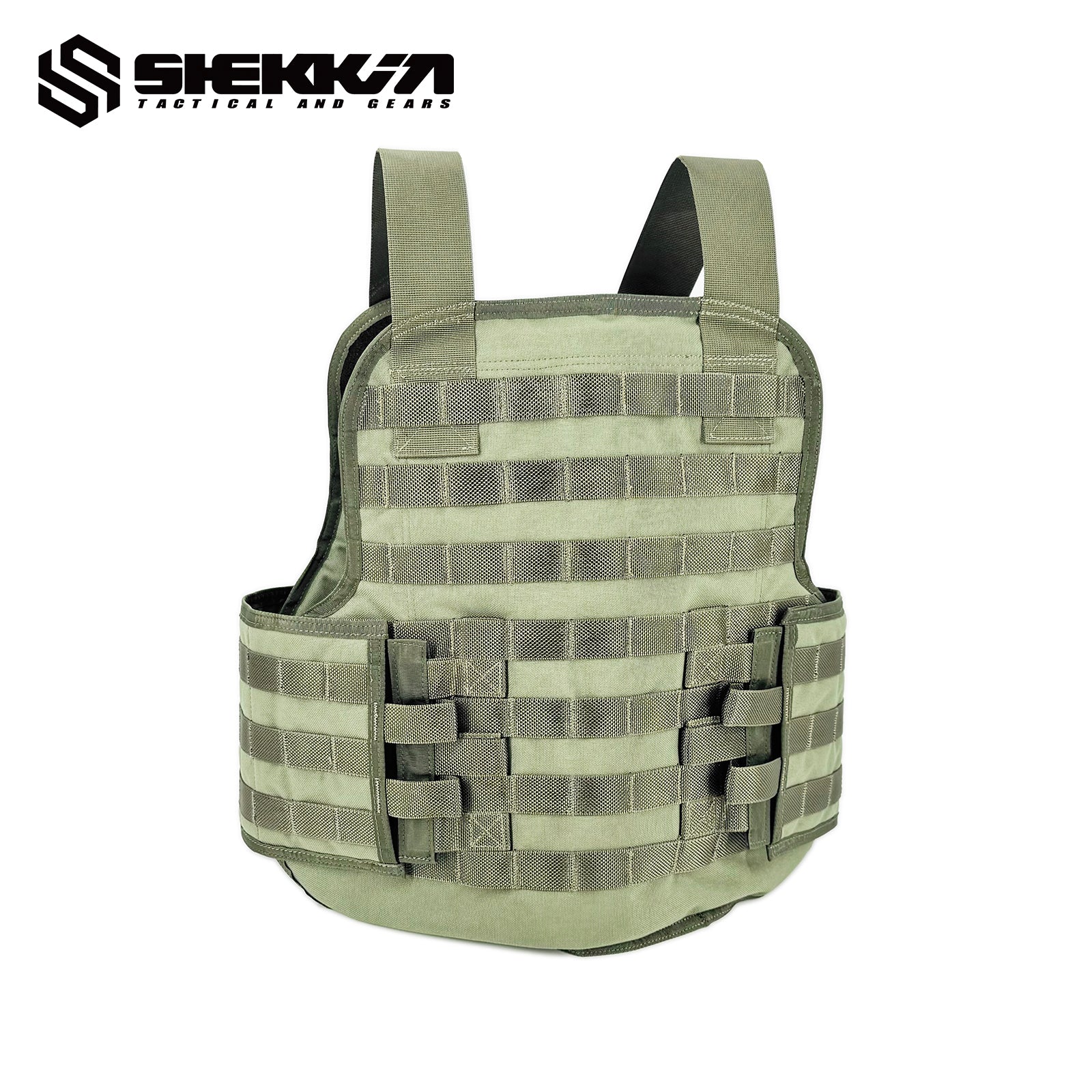 Delta force CAG paraclete molle CVC plate carrier Pre MSA smoke green