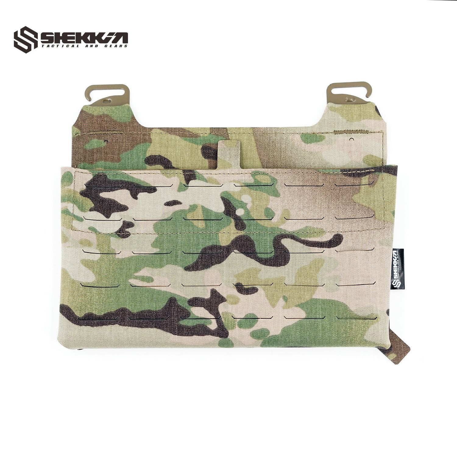 Laser molle kangaroo front flap