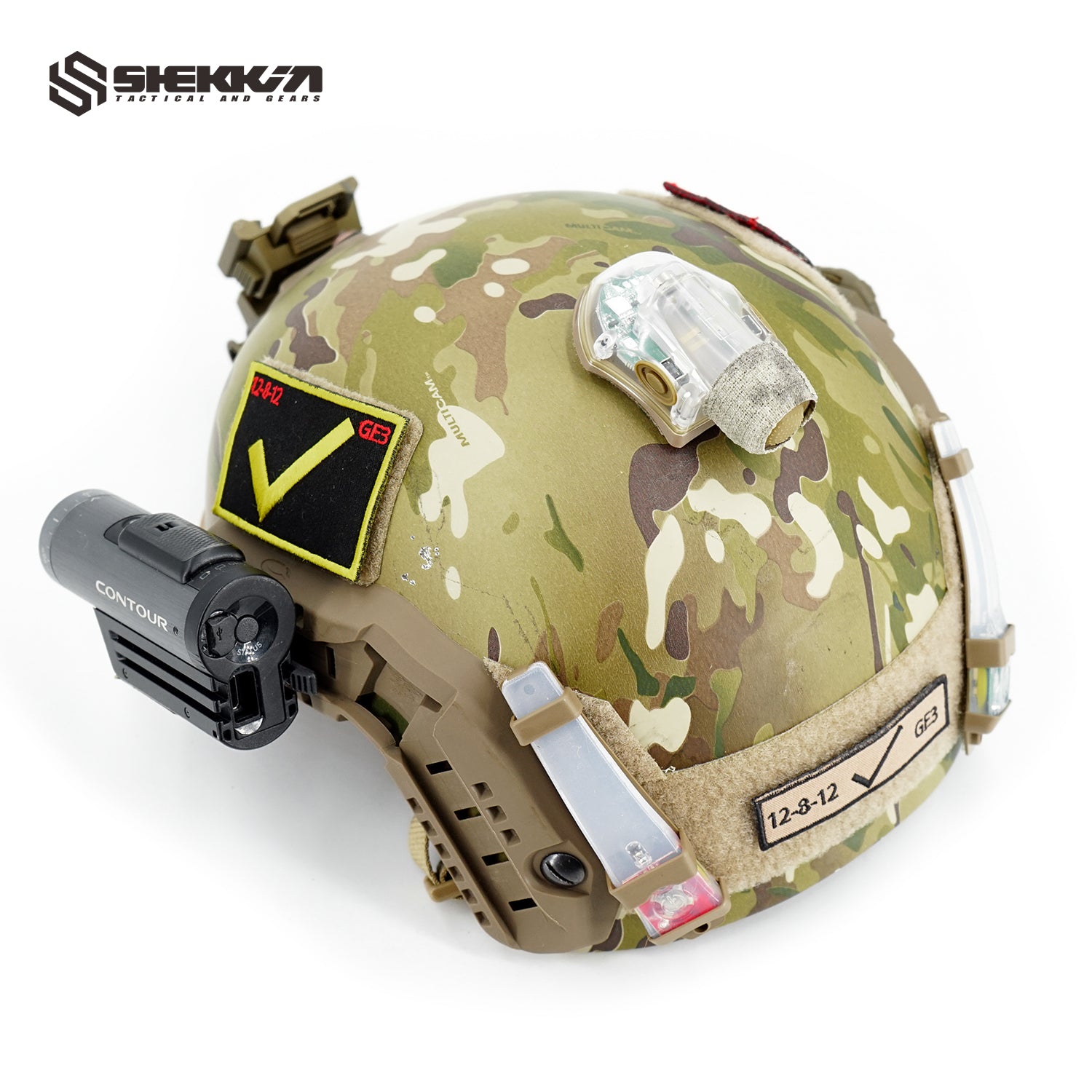 Shekkin Gears helmet sticker set for OPS core Maritime