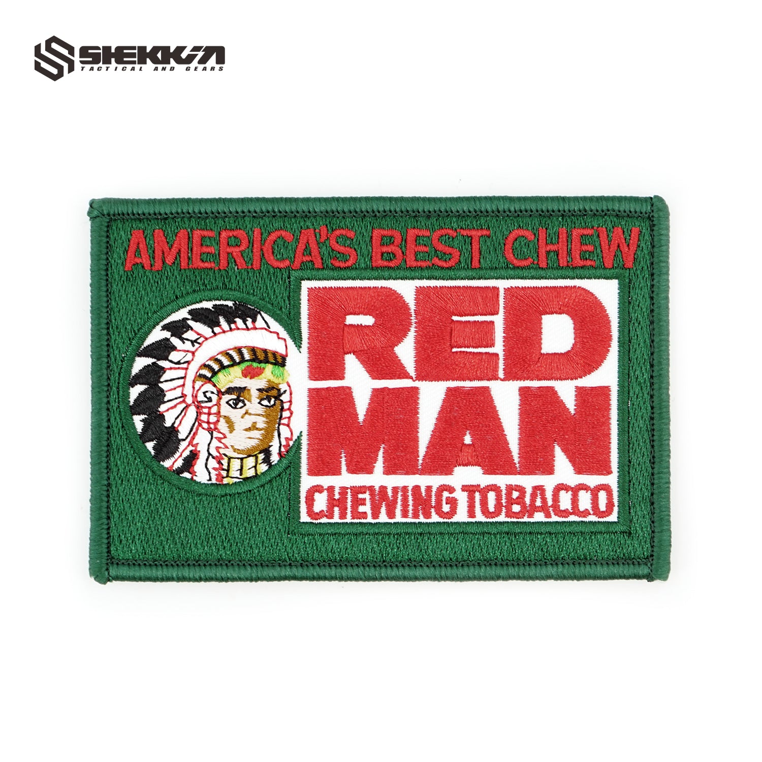 Red Man Chewing Tobacco Patch - Shekkin Gears