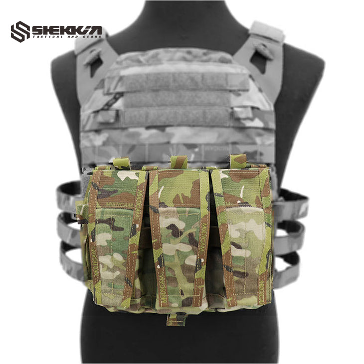 CP style Triple Rifle Mag Pouch for AVS JPC2.0 - Shekkin Gears