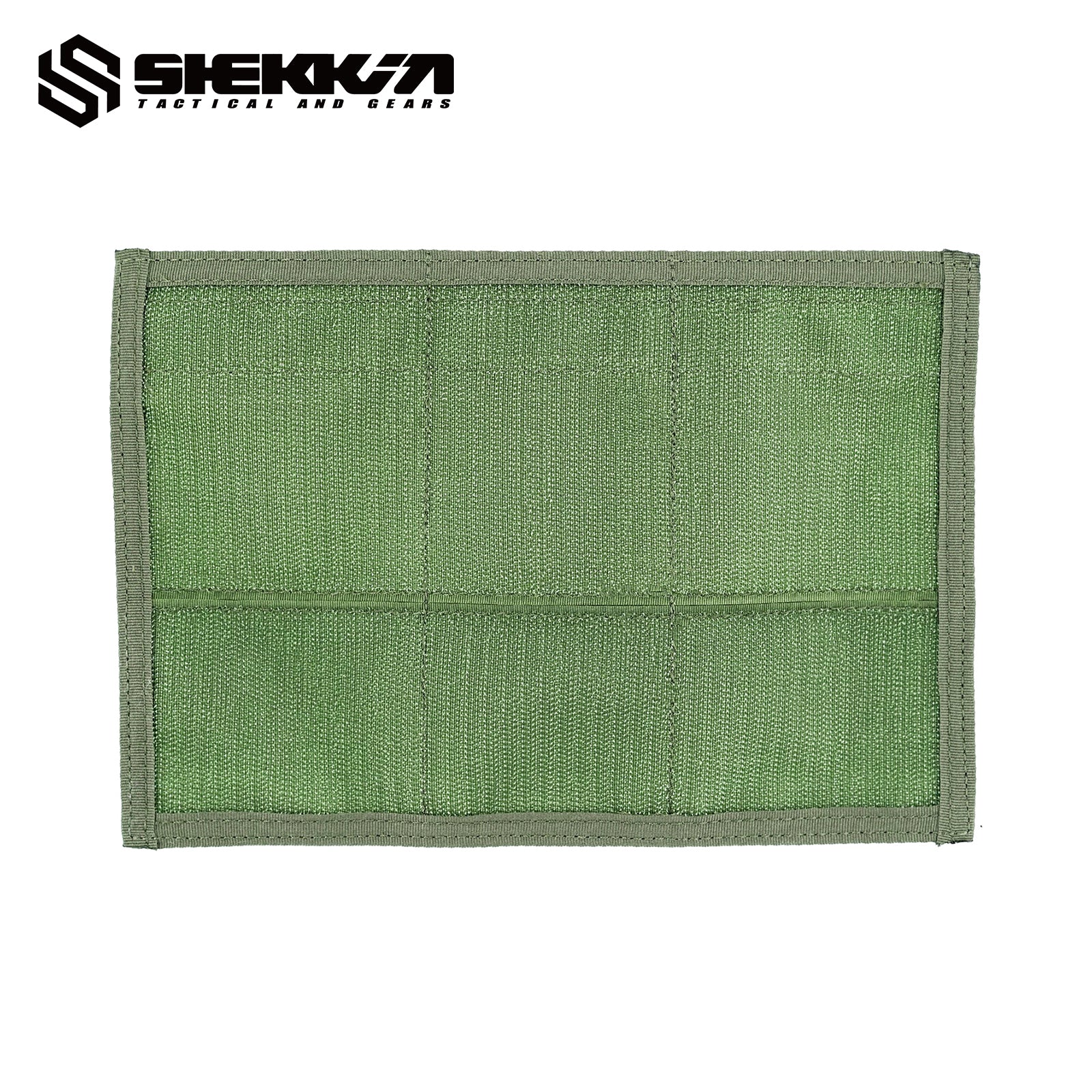 Pre MSA Paraclete style Smoke green triple M4 mag pouch with velcro back