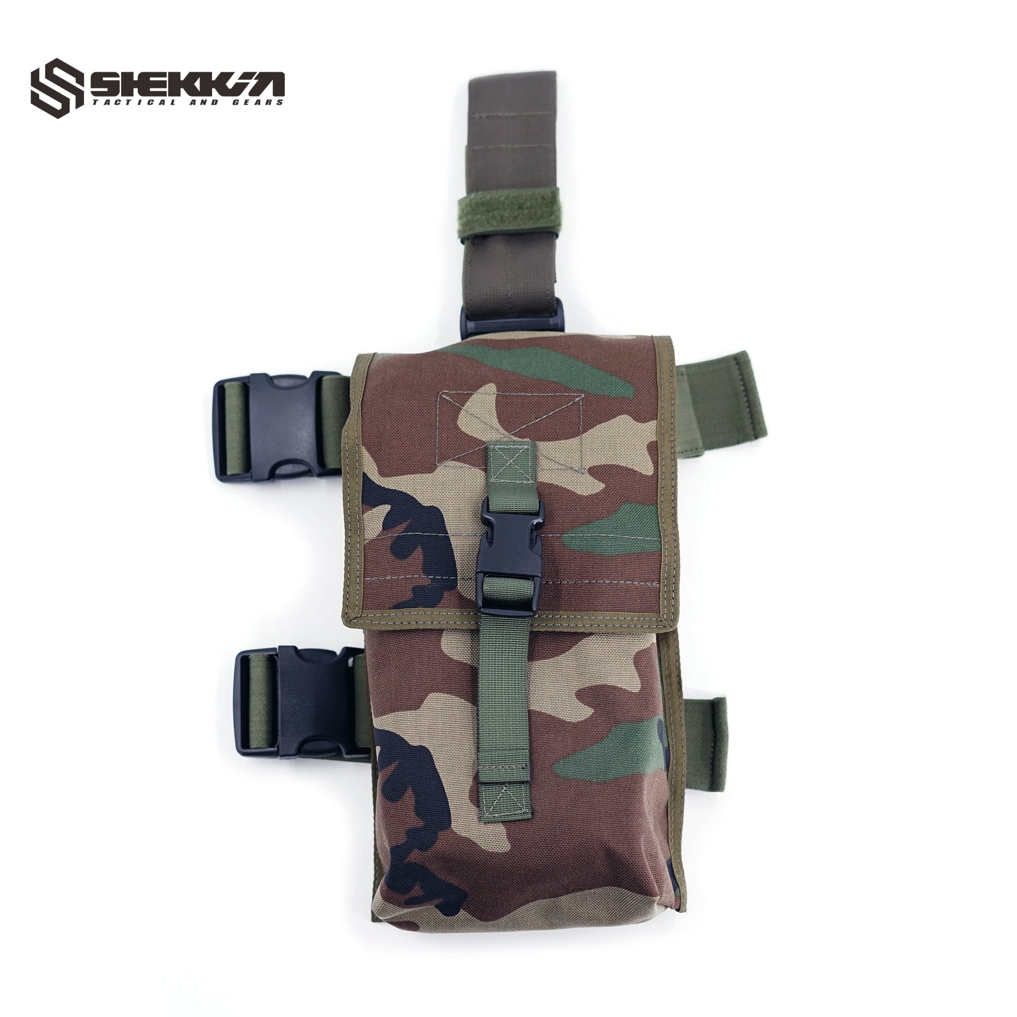 Delta force CAG Devgru tactical gears AWS woodland drop leg C4 bag