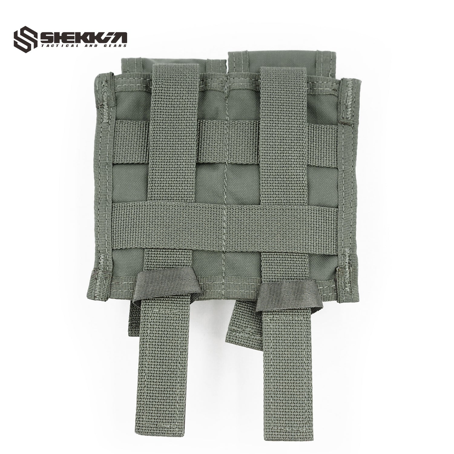 Pre MSA Paraclete style double smoke pouch with buckles - Shekkin Gears