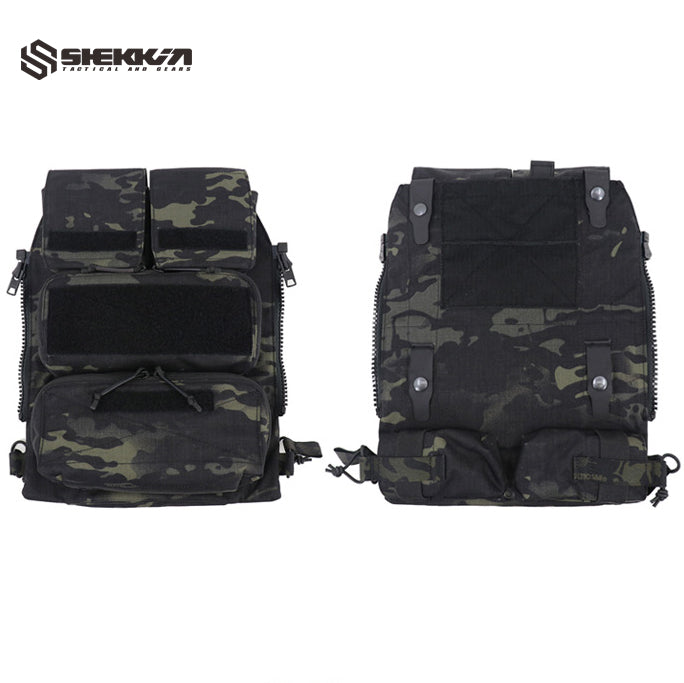 Multicam Black pouch zip-on panel 2.0 - Shekkin Gears