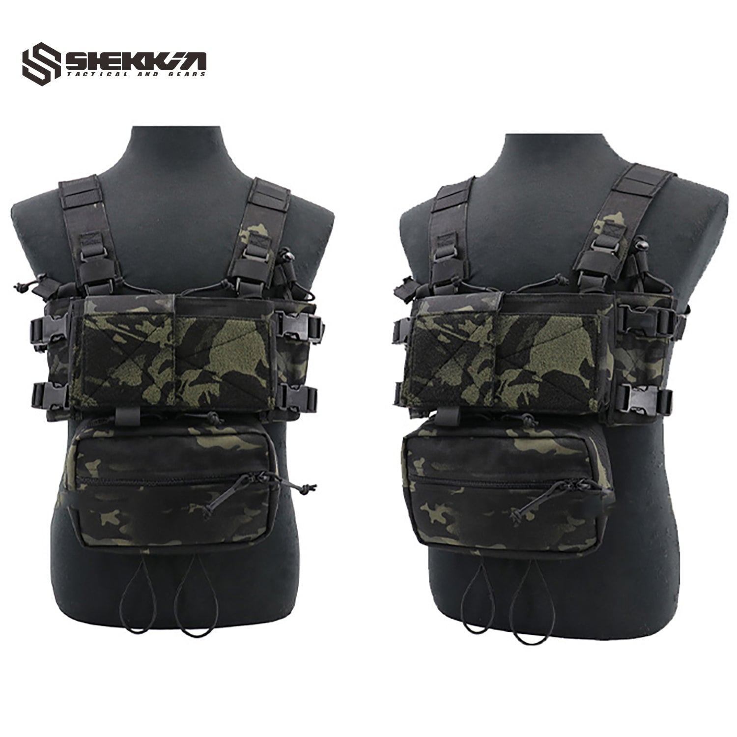 Shellback Chest Rig Molle Chest Harness Shellback Tactical Stryker Chest Rig - Black ...