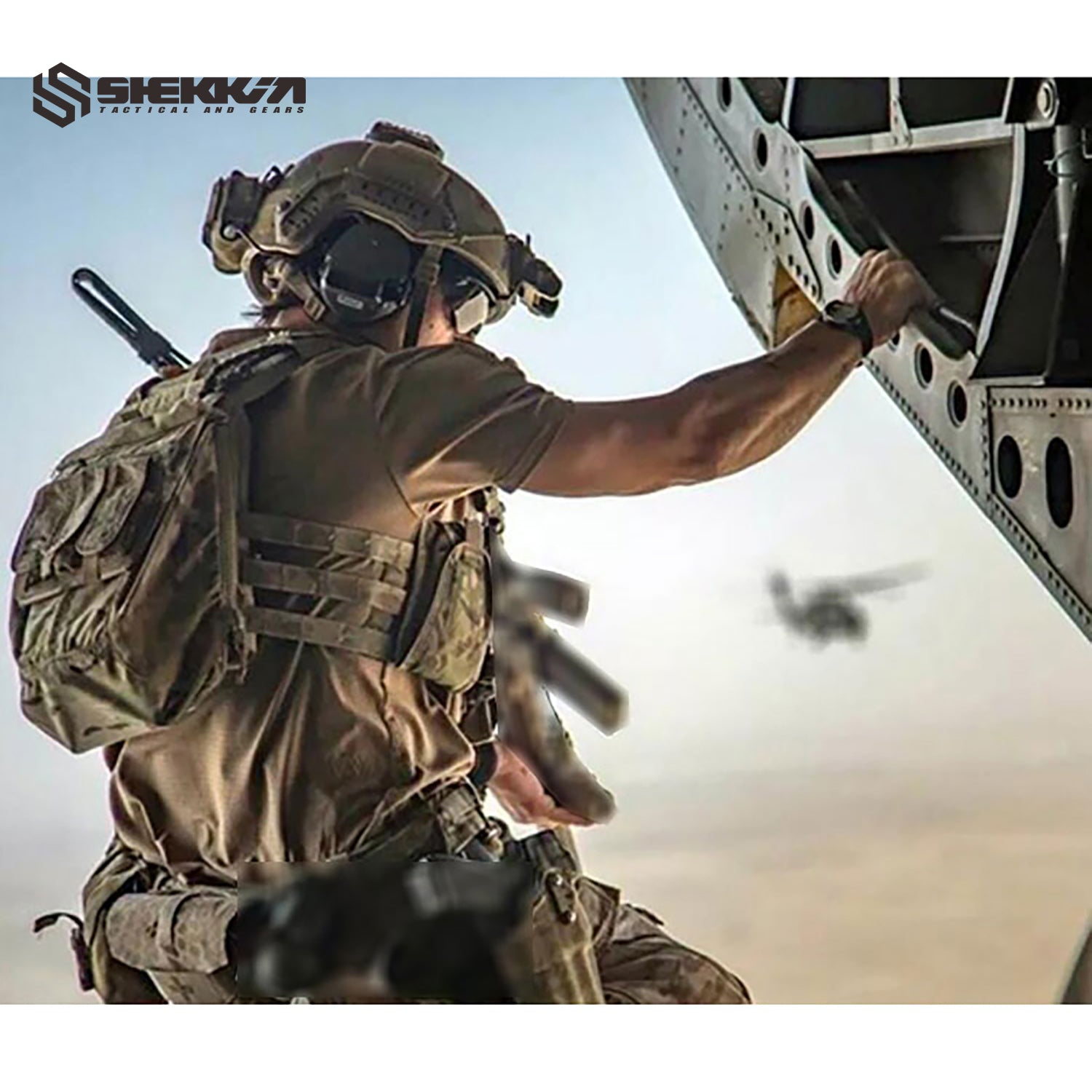 Delta force Cag velcro molle adapt panel for tri banger budget version