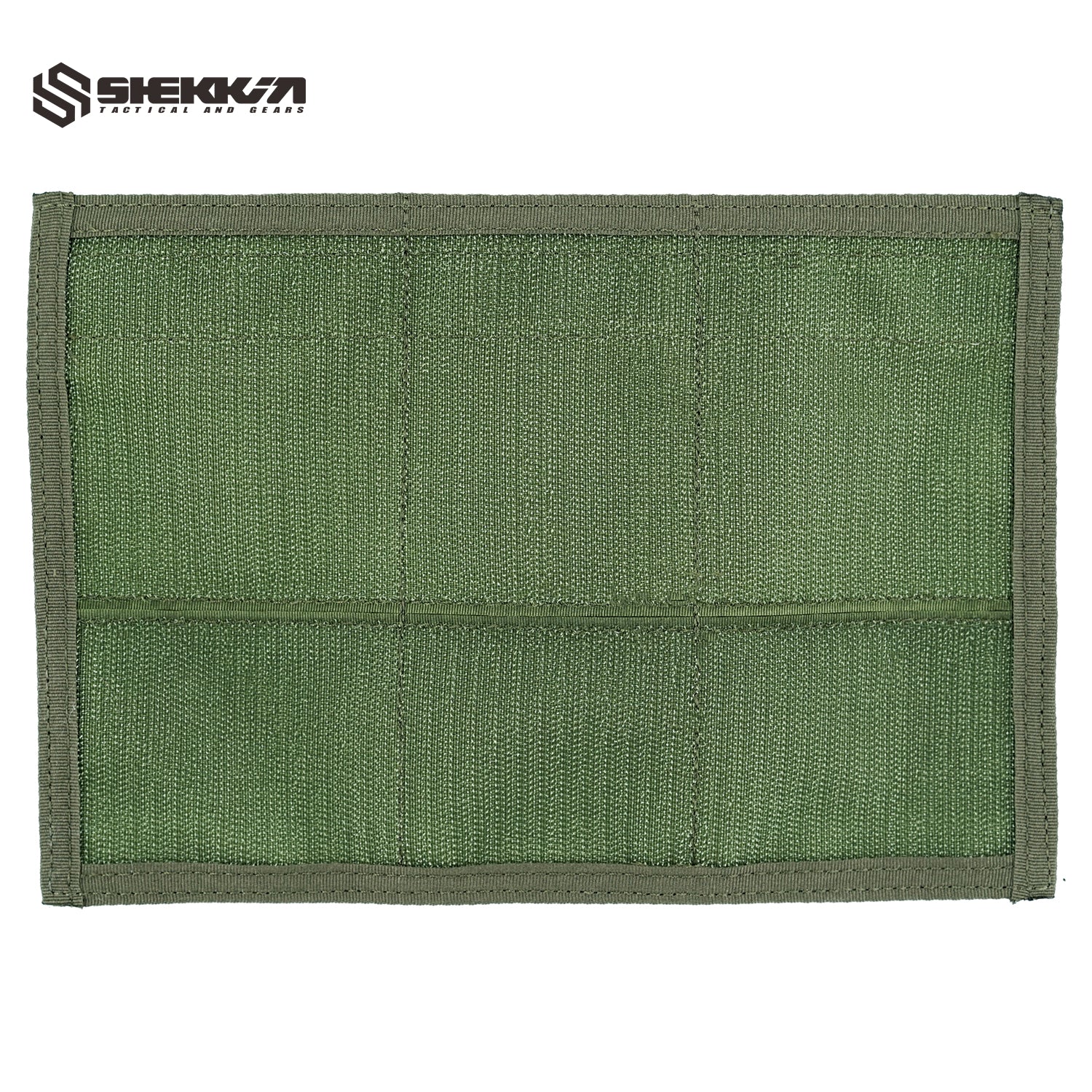 Pre MSA Paraclete style Smoke green triple M4 mag pouch with velcro back - Shekkin Gears